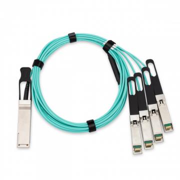 40G QSFP+ to 4x10G SFP+ Breakout AOC Cable, 1m~100m