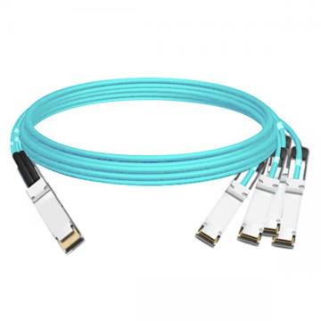 NVIDIA Compatible, 400G QSFP-DD to 4x100G QSFP56 Direct Attach Copper Splitter Cable