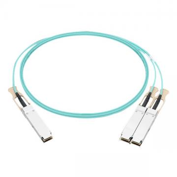 Mellanox MFS1S50-V0xxE 200GbE QSFP56 to 2x100GbE QSFP56 MMF PAM4 Breakout AOC