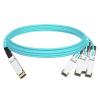 Arista Compatible 400G QSFP-DD to 4 x100G QSFP28 Breakout Active Copper Cables #1 image